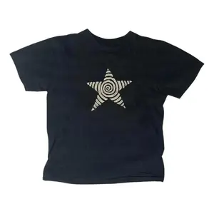 Vintage 90s Lucky Star Baby Tee, Aesthetic Gothic Punk, Streetwear, Women 90s Vintage Grunge Star Graphic Print Short Sleeve, Y2k Crop Tops Emo Girls, Downtown Girl Baby Tee, Gift For Her, Outfits