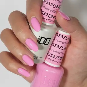 DND 537 Panther Pink Gel and Lacquer Duo nail care nail art baby pink gel nail