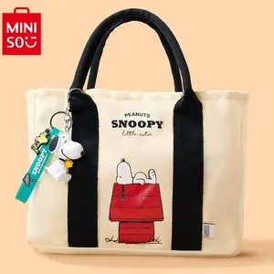 Miniso Summer Adventure Series Tote Bag - Creamy White - Cute Holiday Candy Tote Stylish Handlebag  for Girls Women Versatile Use Ideal Gift Choice Chic#Summervibes