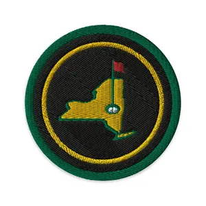 New York - Golf Master Iron On Patch 3in