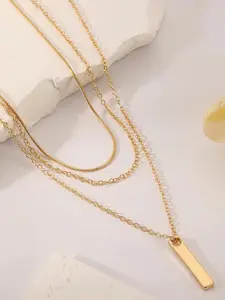 Women's Elegant Layered Necklace, Fashion Chain Necklace for Party, Daily Decor, Trendy All-match & Exquisite Jewelry for Birthday Gift