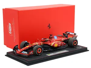 Ferrari SF-24 #16 Charles Leclerc Winner Formula One F1 "Italian GP" (2024) Limited Edition 1/18 Diecast Model Car by BBR