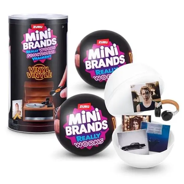 Mini Brands Really Works Vinyl Capsule Series 1 (2 Pack) By ZURU