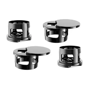 Camera Privacy Cover & LED Light Cover for Meta Glasses, 180° Rotating & Flat Push Versions, 4PCS Set, Compatible with Ray-Ban Meta Wayfarer, Skyler, Headliner & Oakley Meta HSTN