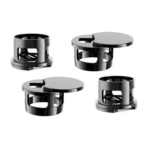 Camera Privacy Cover & LED Light Cover for Meta Glasses, 180° Rotating & Flat Push Versions, 4PCS Set, Compatible with Ray-Ban Meta Wayfarer, Skyler, Headliner & Oakley Meta HSTN