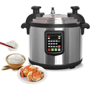 Kolice Commercial Multi-Function Pressure Cooker, Multi Cooker Pressure Canner With Non-stick Inner Pot, only for 220V electric (NOT 110V) widely used in Hotel Restaurant Kitchen (21L (22 QT))