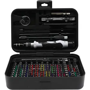 132-in-1 Micro Magnetic Screwdriver Set Mini Precision Screwdriver Set with Color-coded Identification Kit 108 Screwdrivers Bits Small Manual Screw Driver kits for Phone Computer