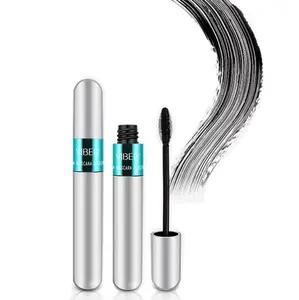 2 in 1 Mascara for VIBELY 5x Longer Waterproof Lash Cosmetics Mascara for Natural Lengthening, Thickening Effect No Clumping