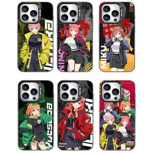 Kawaii anime girl M-Miku The Q-Quintessential Q-Quintuplets phone case Compatible with iPhone 17/16/15/14/13/12/11/Pro/ProMax/Plus/Air/Xsmax/E, Samsung S26/S25/S24/S23/S22, Featuring a Shockproof Matte Back  for Drop Protection, holiday Gift for Couple