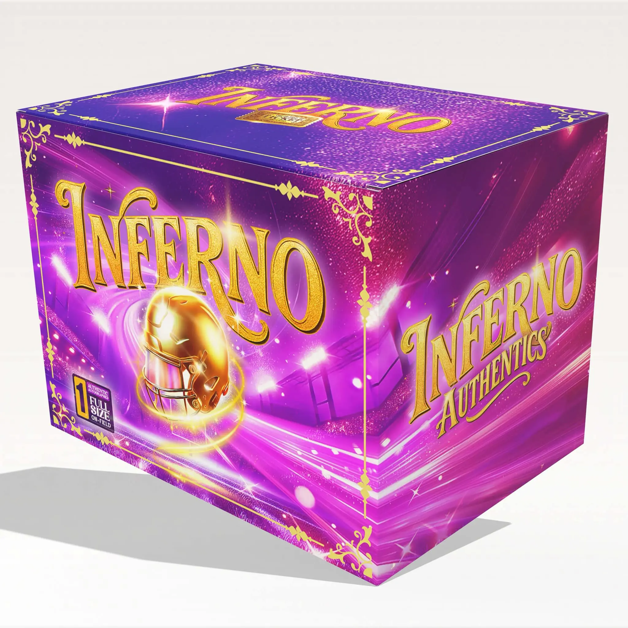 Dome Inferno OG Full Size Rep Football HLMT Memorabilia with Certificate of Authenticity