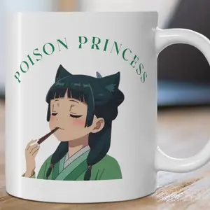 Poison Princess Maomao Kawaii Anime Merch Weeb Otaku Mug Gift Ideas Apothecary Diaries Ceramic Coffee