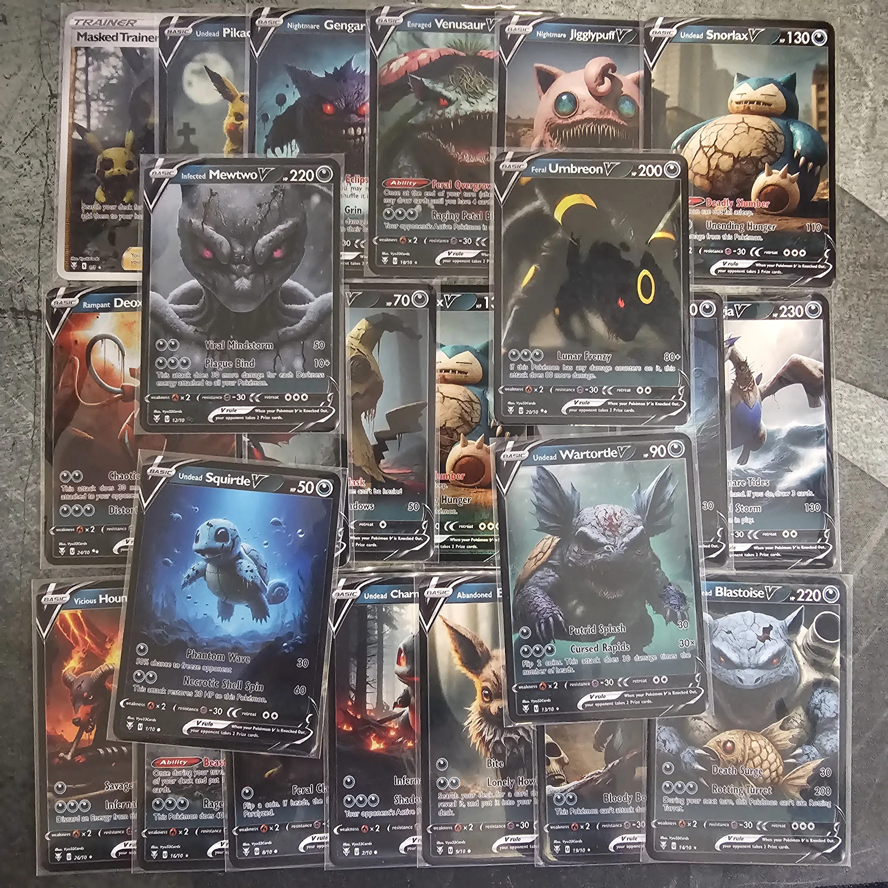 Horror Pokémon Packs and Trading Cards - Unique and Spooky