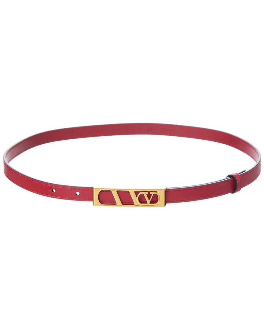 Valentino VLogo Signature Leather Belt