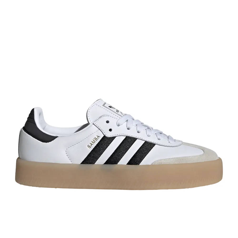 adidas Womens Sambae Sneakers Shoes Casual - Black, White