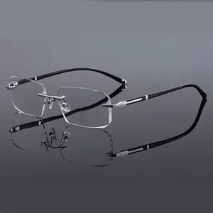 1 Pair of TR90 Non-Prescription Reading Glasses with Multi-Focal/Progressive Lenses - Blocks Blue Light, Relieves Eye Fatigue, Compatible with Smartphones/Tablets - Men's and Women's Business/Computer Glasses - Lightweight and Durable TR90 Frame - Suitabl