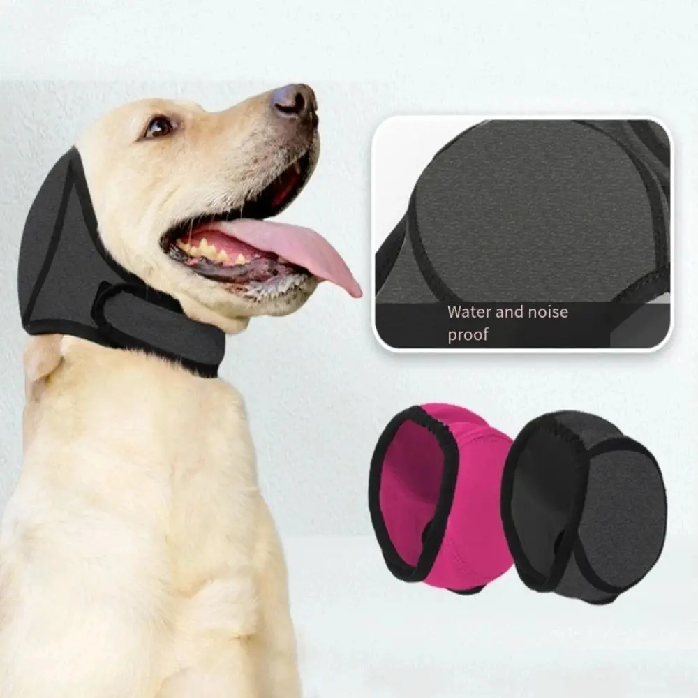 Noise Reduction Dog Ear Covers Hearing Protection Anti-noise Dog Calming Earmuff Waterproof Adjustable Pet Ear Muffs