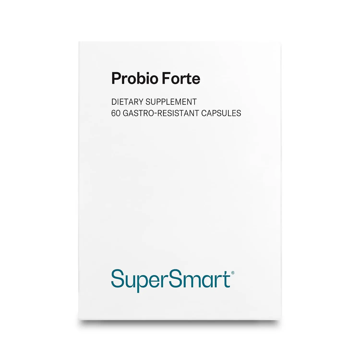 SuperSmart Probio Forte 8 Billion CFU per Capsule (Advanced Formula) - Daily Probiotics Supplement for Women & Men | Non-GMO & Gluten-Free - 60 DR Caps