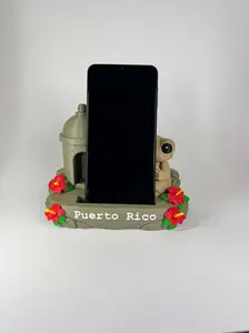 "La Garita Del Coqui" 3D Printed Puerto Rico Coquí Frog Phone Stand, Unique Gift for Phone Accessory Enthusiasts