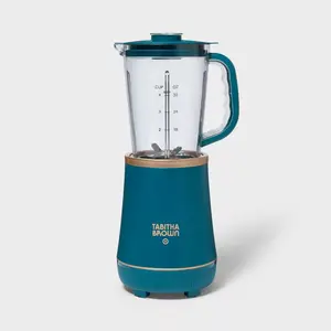 Personal Blender with Travel Cup - Tabitha Brown : Teal BPA-Free Stainless Steel Blades 800W Dishwasher-Safe