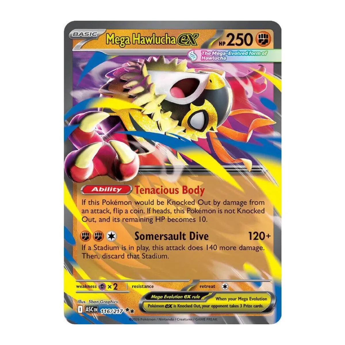 Mega Hawlucha ex – 116/217