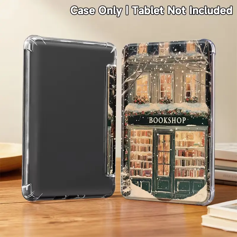 Universal e-book reader store pattern protective case, Kindle Paperwhite 12/5 (2021), Kindle 11 (2022/2024) E-book readers and accessories, with reinforced corners and full protection, featuring a smart flip-cover design, suitable for both men and women.