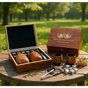 Charred Oak Bourbon Glasses - Thoughtful Holiday Gift For Men, Dads & Boyfriends| Premium Handcrafted Whiskey Tumblers