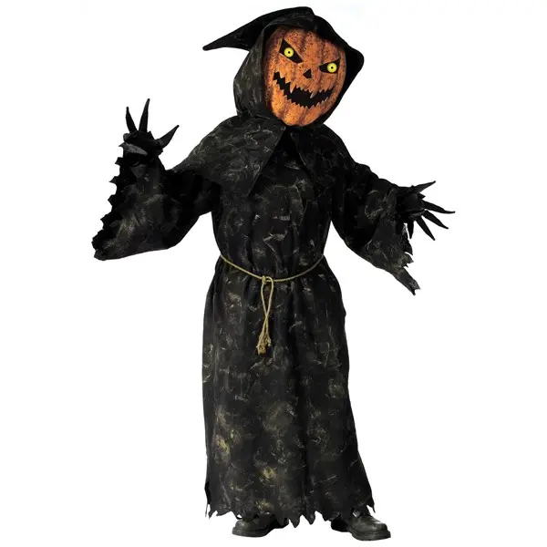 Adult Bobble Eyes Pumpkin Costume