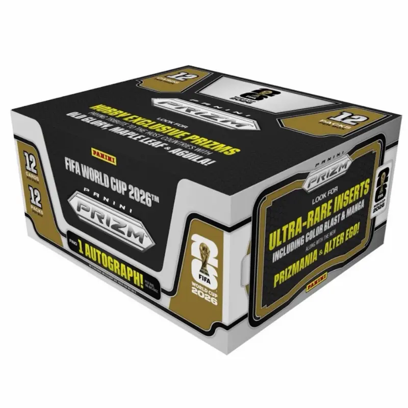 PANINI FIFA Prizm WORLD CUP Hobby - Authentic Sports Trading Cards, Sports Cards Packaging