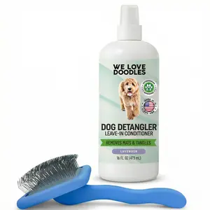 Slicker Brush &a Lavender Detangler Spray Bundle