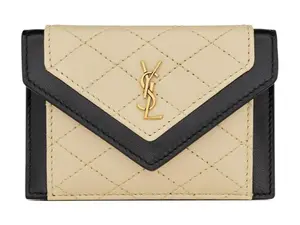 Pre-owned Yves Saint Laurent leather Small Leather Goods Saint Laurent Card Case