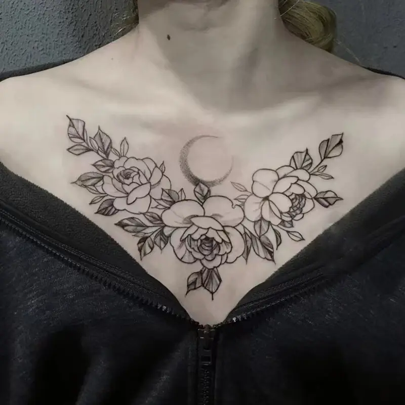 4 herbal tattoo stickers, including 4 floral element styles, last for 7-15 days, waterproof and friction-resistant, the effect is real, suitable for people who are afraid of pain and do not want to get tattoos