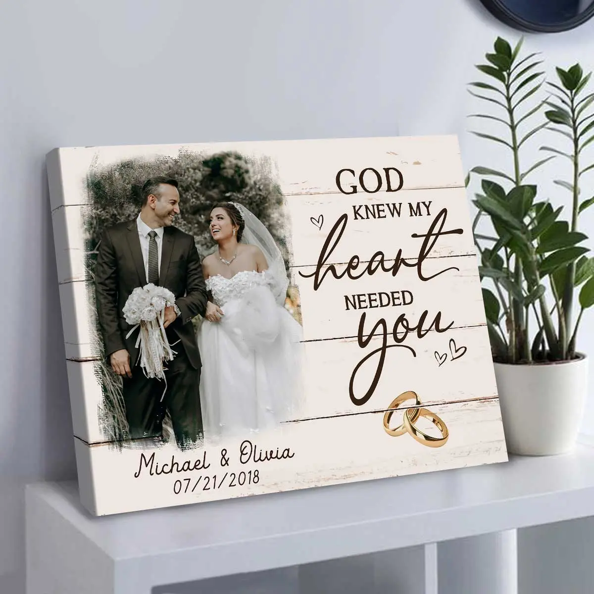Personalized Photo Gifts For Her, Custom Valentine's Day Gifts For Girlfriend, Romantic Couple Photo Art, Unique Love Memory Prints Decor Frame