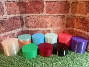 Snowglobe Glitter Funnel Set - Includes Large & Small Funnels in Your Choice of Color for Mess-Free Glittering Projects