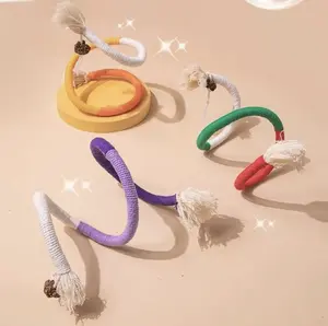 Cat Toys for Indoor Cats Chew Ropes 3Pcs, with Gall Fruit, Interactive Catnip Toy for Kittens Dental Care Teeth Cleaning