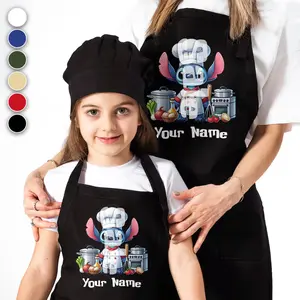 Mother Day's Apron, Apron For Family, Mom Gift, Grandma Gift, Personalize Apron, Apron with Pockets