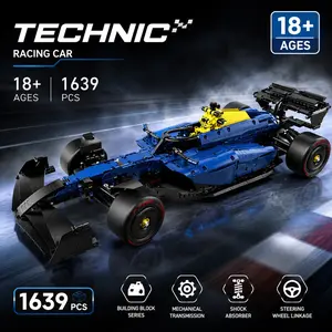 1639 Pieces Oracle F1 Racing Block Set, Adult and Child Building Toy Gift, Educational Puzzle for Boys and Girls, Birthday Present