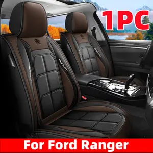 Stylish Vehicle Accessory for Ford Ranger 1PC Car Seat Cover High-Quality PU Leather Front Passenger Seat Cover Soft Comfortable Rich Texture
