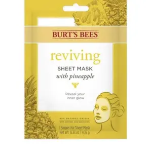 Burt’s Bees Reviving Sheet Mask with Pineapple Skincare