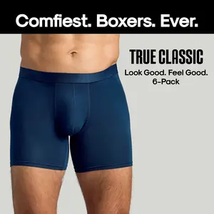 Black Boxer Briefs 6-Pack Black Boxer Briefs 6-Pack