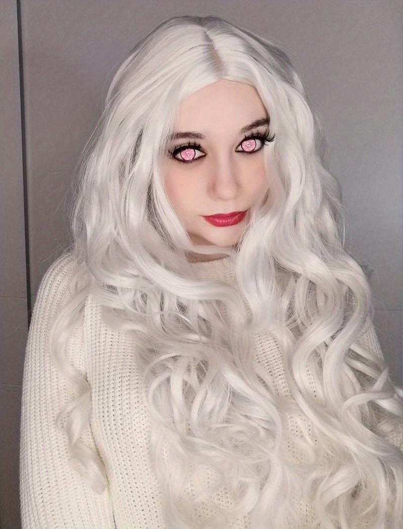 Long Silvery Braided Wig for Women, Designed for Cosplay As a Dragon Queen