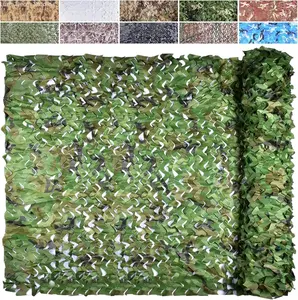 Heavy Duty Camo Netting Shade Cover - Camouflage Mesh for Hunting, Patio, Outdoor Activities (Sports & Outdoor Gear)