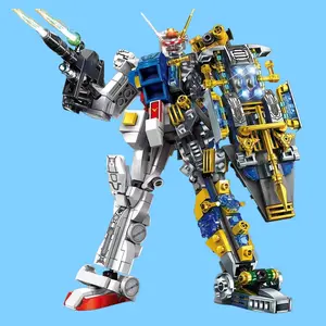 500 Pieces Mecha Model Stem Building Blocks, Toy Gift for Adults, Birthday Christmas Present, Construction Bricks, Educational Toy
