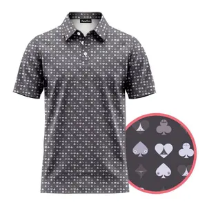 Destination Print Golf Polo Shirt – Men’s Short Sleeve Casual Polo, Soft & Stylish, Clean Look, Goes with Anything, Fresh