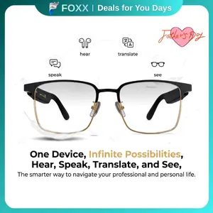 【W5】MIRO Smart Audio Glasses – 10-Hour Battery, Blue Light Filter & Stereo Audio, Ideal for Meetings, Work, Travel & Daily Use, Comfortable & Stylish, Thoughtful Tech Gift for Professionals & Music Lovers During Holidays