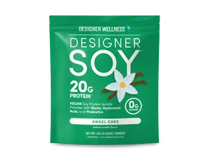 Designer Soy Protein Powder | Angel Cake Vanilla 1.87 lb