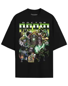 Comics 'Dr. Doom' T-Shirt For Men Women, For Fans Unisex Casual Cotton Streetwear Trendy