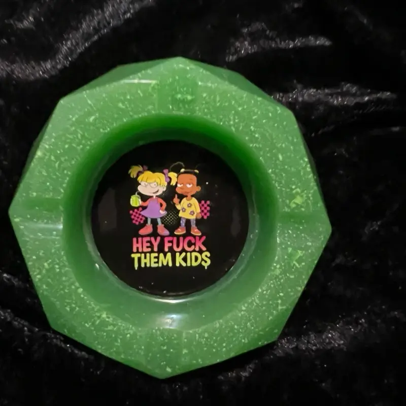 THEM KIDS    - Ashtray Chic: Custom Designed Resin Ashtrays – Your Style, Your Vibe!