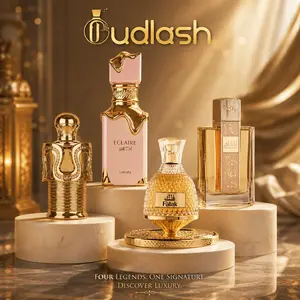 Oudlash Bundle | Eclaire + Angham + Falak + Maitha | Unisex Fragrance | 20-100ML | Eau De Parfum | Sweet- Caramel and Vanilla