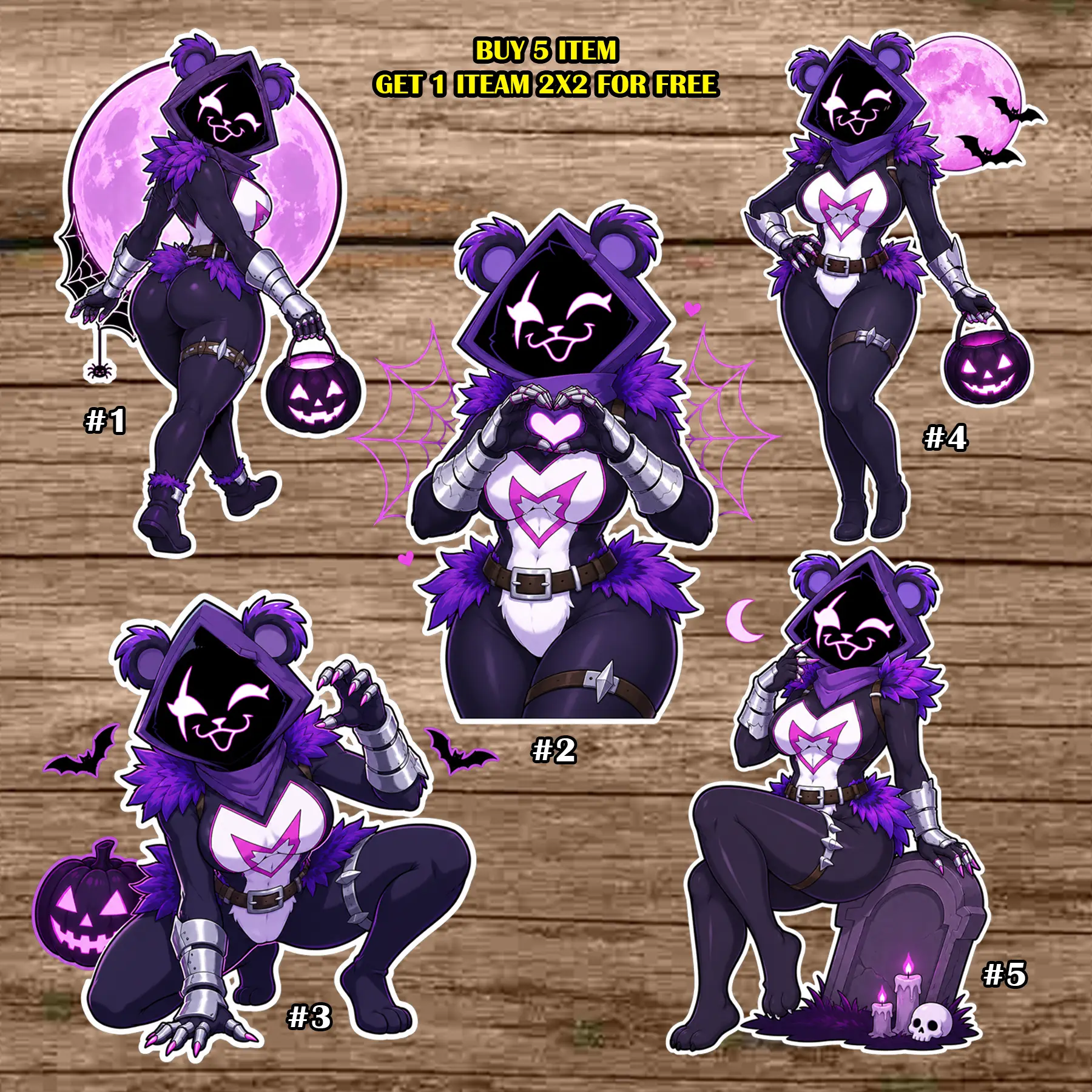 Raven Team Leader Halloween Sticker, Fortnite Raven Team Leader Vinyl Decal, Cute Gamer Waterproof Laptop Water Bottle Sticker