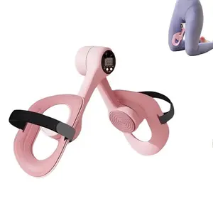 Thigh Stretch Inner Thigh Toner & Leg Exerciser Glute Trainer for Women Portable Home Workout Equipment Strength Training Accessories with Digital Display